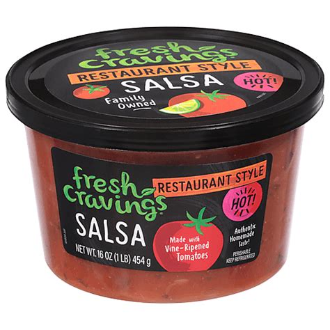 Fresh Cravings Restaurant Style Hot Salsa 16 oz | Shop | FairPlay Foods