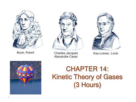 Ppt Chapter 14 Kinetic Theory Of Gases 3 Hours Powerpoint