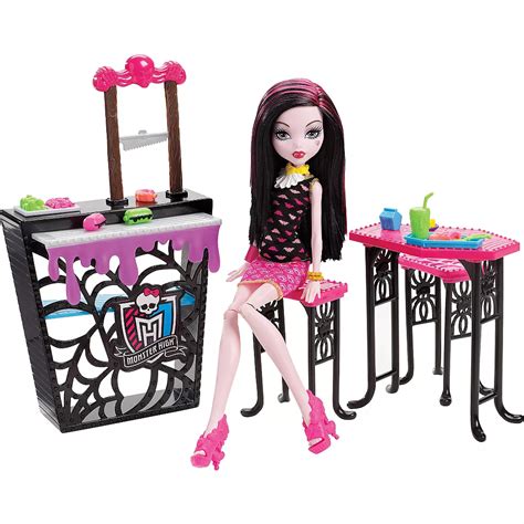 Draculaura Doll And Beast Bites Cafe Playset Monster High Party City