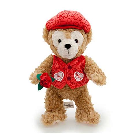 Disney Duffy Bear Plush - Valentine's Day - 9" H