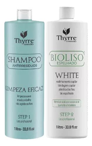 Kit Progressiva Bioliso White L Thyrre Brilho Espelhado Parcelamento