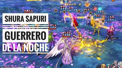 Shura Sapuri skin Guerrero de la Noche en acción fashion al team