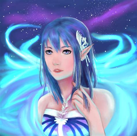 Blue Elf By Ravenousbeing On Deviantart