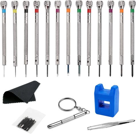 HWTONG 10 Pièces kit tournevis de précision 0 6 2 0 mm Tournevis