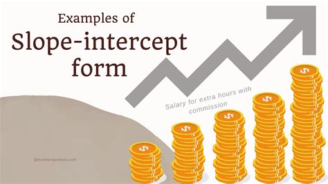 10 Real Life Examples Of Slope Intercept Form Number Dyslexia