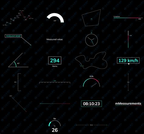 FCPX插件 22个物体数据测量标注动画预设 motionVFX mMeasurements CG资源网