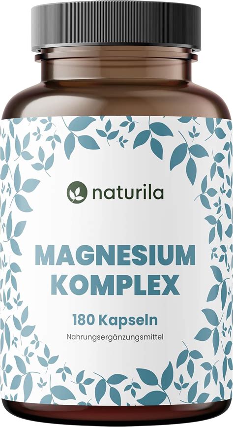 Magnesium Komplex Hochdosiert Mit Vitamin B6 400 Mg Elementares