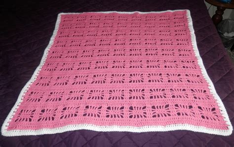 Karens Crocheted Garden Of Colors Spiders Web Baby Blanket