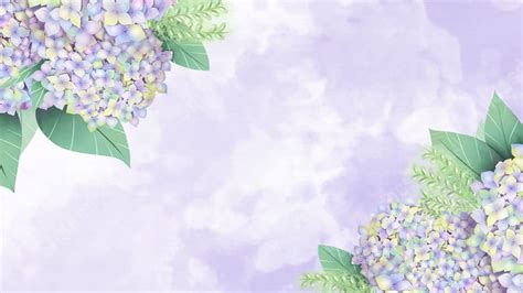 Spring Cute Water Pink Hydrangea Nature Powerpoint Background For Free Download Slidesdocs