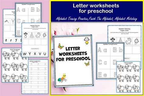 Prek-K Uppercase & Lowercase Worksheets Graphic by TheStudyKits ... 