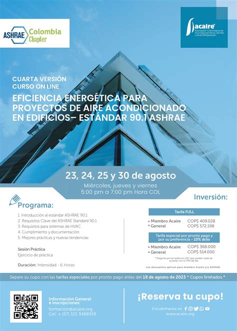 CUARTA VERSIÓN CURSO ON LINE EFICIENCIA ENERGÉTICA PARA PROYECTOS DE