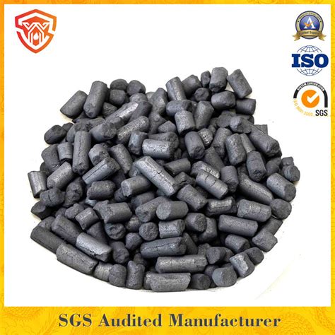 1000 Iodine 4mm Anthracite Columnar Pellet Activated Carbon China