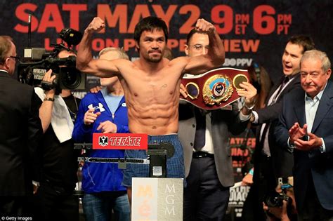 Floyd Mayweather And Manny Pacquiao Both Under The Limit For Fight Of