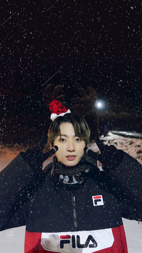 Jungkook Christmas Bts Christmas Jungkook Cute Jungkook