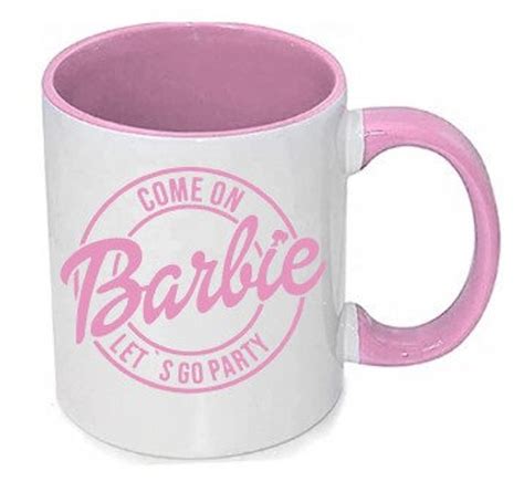 Barbie Mug Barbie Coffee Mug Mugs Oz Mug Pink Mugs Etsy