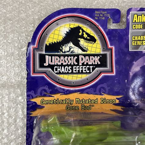 JURASSIC PARK CHAOS EFFECT ANKYLORANODON KENNER 1998 VINTAGE RARE