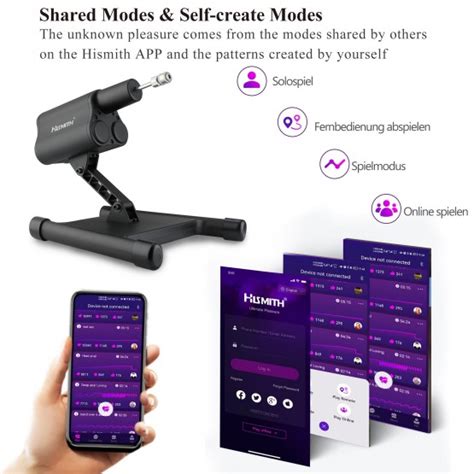 Hismith AK 03 Premium App Controlled Sex Machine KlicLok System Remote