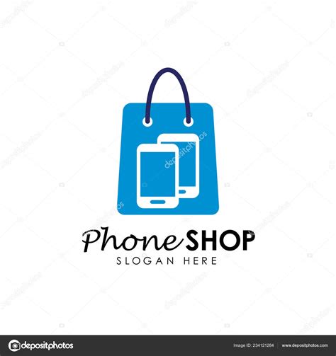 Phone Shop Logo Design Template Gadget Shop Logo Design Stock Vector Image by ©Distrologo #234121284