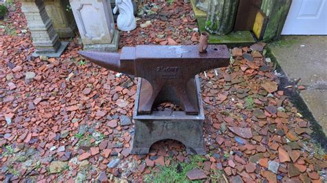 1977 Blacksmiths Anvil And Stand Authentic Reclamation