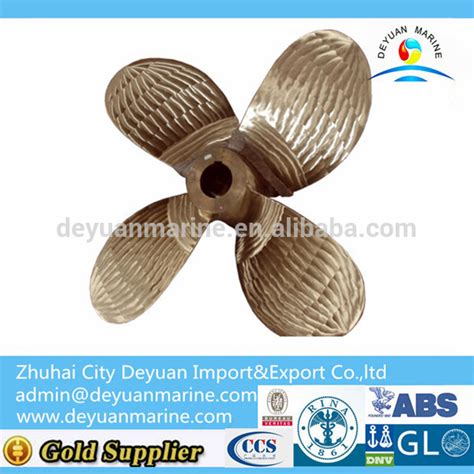 Marine 4 Blade Fixed Pitch Propeller For Ships From China Suppliers Lifeboat Davit Deyuan Marine