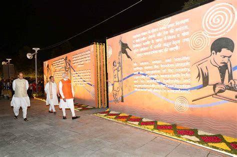 Hon Ble Prime Minister Shri Narendra Modi Ji Unveil The Statue Of