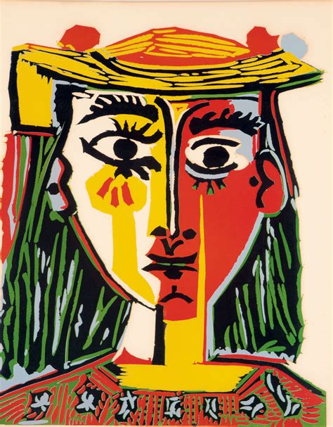 Pablo Picasso 1881 1973 Buste De Femme Au Chapeau Bloch 1072 Baer