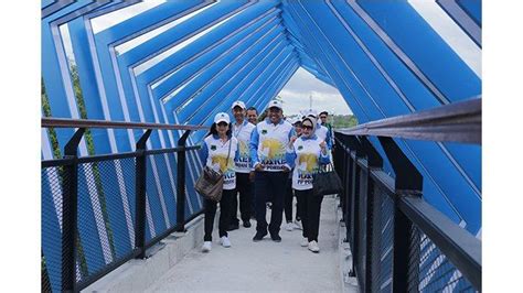 Skywalk Mempura Jadi Tumpuan Wisata Baru Di Siak Tribunpekanbaru Travel