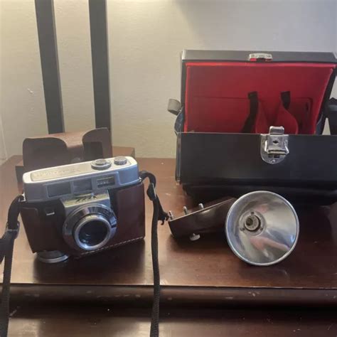 Kodak Motormatic 35r4 Vintage 35mm Film Camera With Leather Case