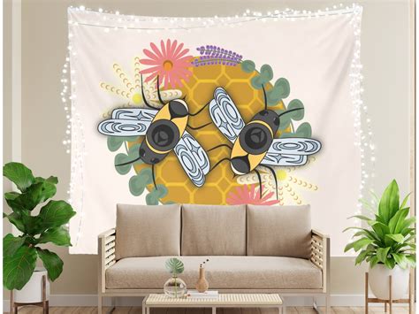 Coast Salish Bee Tapestry Native Art Indigenous Art Etsy