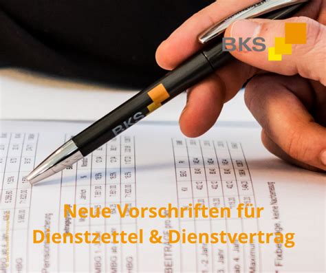 Neue Vorschriften für Dienstzettel und Dienstvertrag BKS Steuerberatung