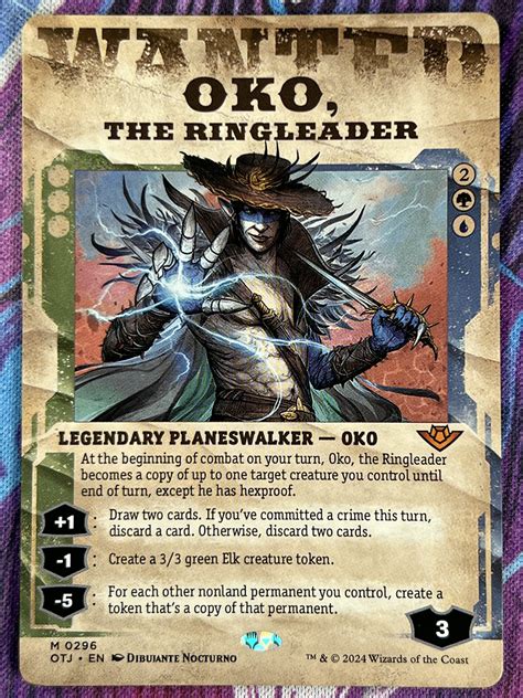 Oko, the Ringleader OTJ Showcase Art – Bootleg Mage