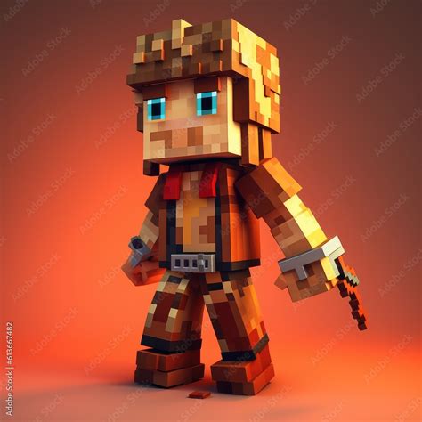 pixelated human character, illustration in pixel art style, computer ...