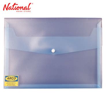 Plastic Envelope Long Expanding G B Blue School Office Supplies