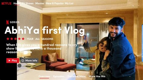 Abhishek Malhan X Jiya Shankar Aka Abhiya First Vlog Fukra Insaan