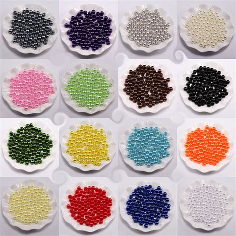 400Pcs Lot 3 12mm ABS Imitation Pearl Bead Round Plastic Bead Acrylic