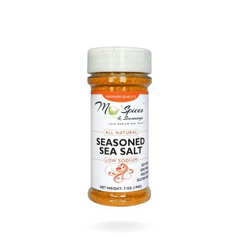 Seasoned Sea Salt Low Sodium Seasoned Sea Salt Chef Daryl S Food S