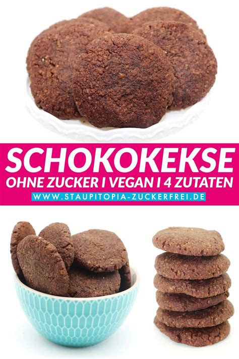 Vegane Schokokekse Ohne Zucker Staupitopia Zuckerfrei