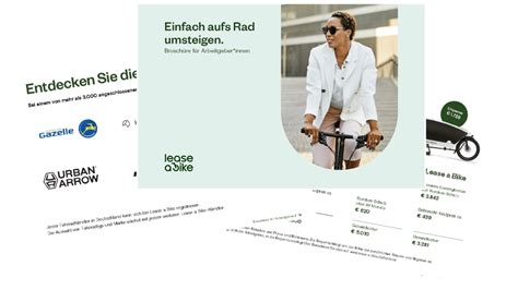 Dienstrad Leasing für Arbeitnehmer Lease a Bike