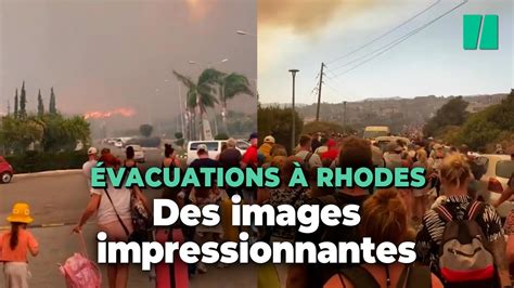 L incendie de Rhodes a entraîné la plus grande opération d évacuation