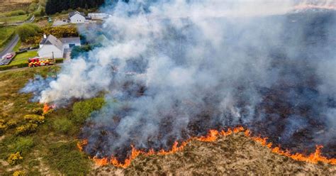 Fire Crews Struggle With Gorse And Forestry Fire In Co Clare The