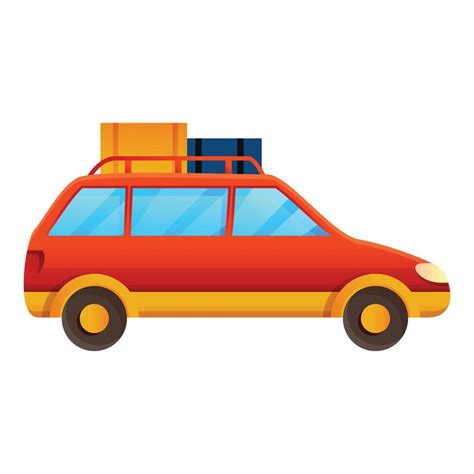 Car Trip Icon Cartoon Style 14223825 Vector Art At Vecteezy