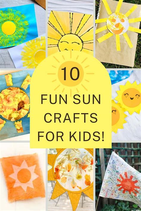 10 Cute And Easy Sun Crafts For Kids Fox Farm Home