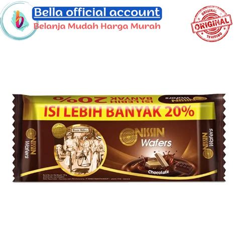 Jual Nissin Wafers Chocolate 145 Gr Shopee Indonesia