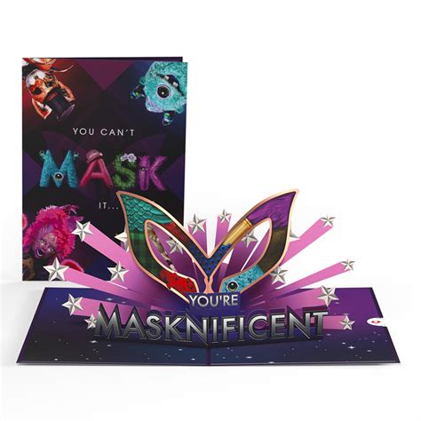 The Masked Singer™ Youre Masknificent Pop Up Card Lovepop