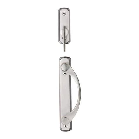 Andersen Estate Newbury Gliding Patio Door Hardware Satin Nickel Finish 2565536 The Home Depot