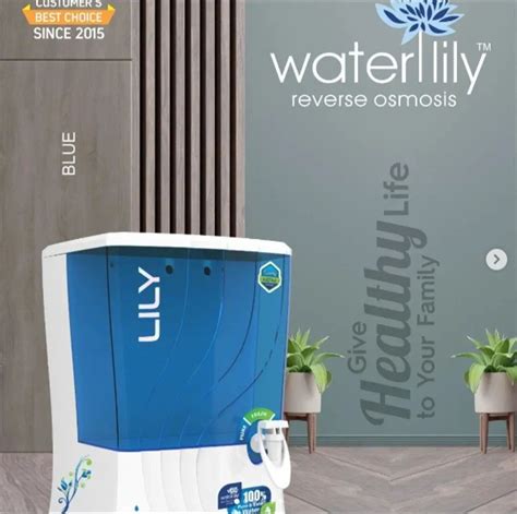 Ltr Waterlily Blue Ro Water Purifiers At Rs Piece Ro Uv Uf