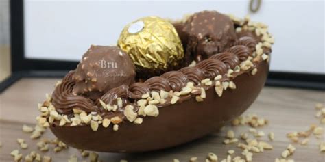 Receita De Ovo De P Scoa Ferrero Rocher Caseiro Trufado Bem F Cil