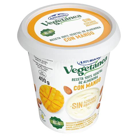 ASTURIANA Vegetanea Especialidad Vegetal De Almendra Con Mango Sin