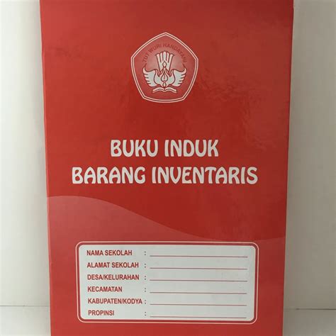 Buku Induk Barang Inventaris Hard Cover Siplah