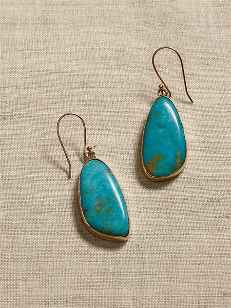 Modern Turquoise Earring By Aureus Argent Banana Republic